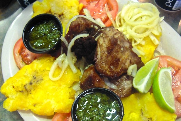 Masitas de Puerco with Maduros from Latin American Cuban Cuisine
